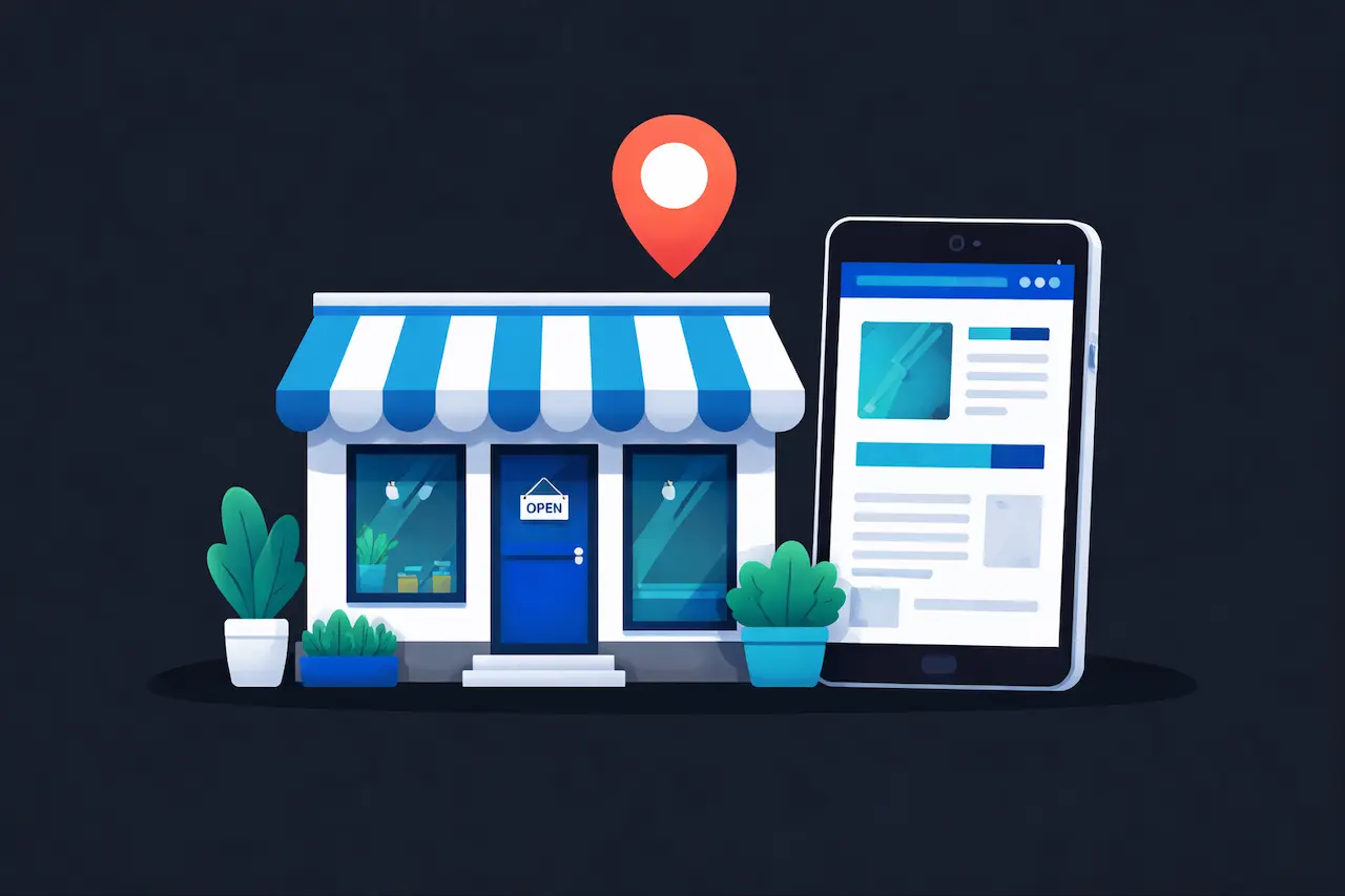 Negocio local con página web
